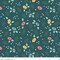 Fabric Riley Blake Colonial Blue Flower Fields Melody by the Quarter Yard C15142-COLONIAL